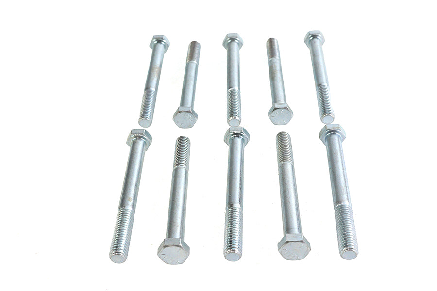 Hex Cap Bolts Zinc 3/8 inch x 3-1/2 inch