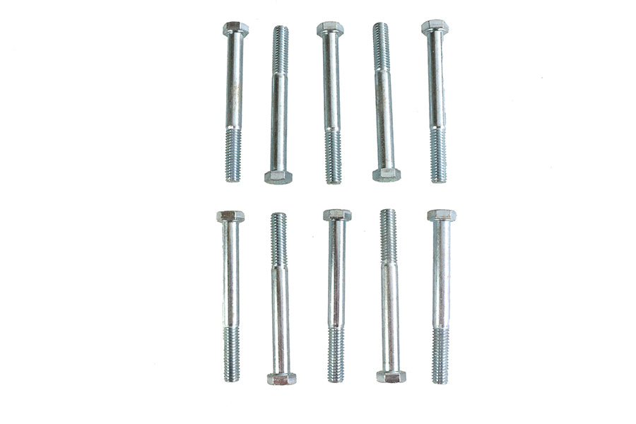 Hex Cap Bolts Zinc 3/8 inch x 3-1/2 inch