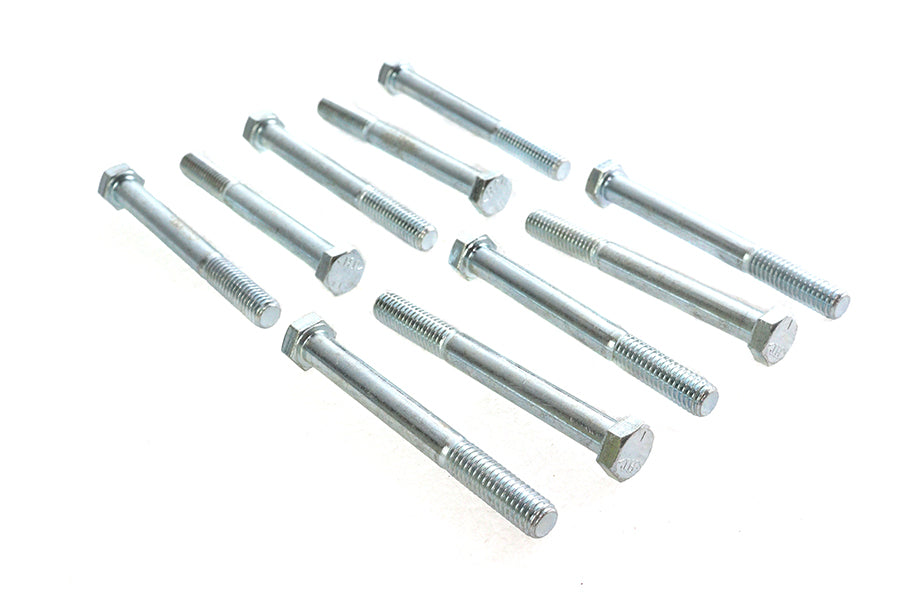 Hex Cap Bolts Zinc 3/8 inch x 3-1/2 inch