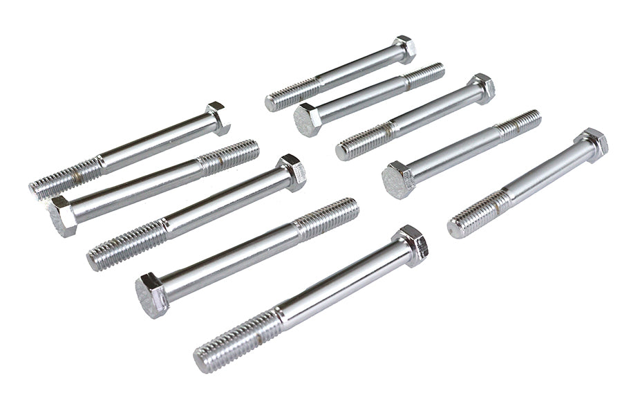Hex Cap Bolt Chrome 3/8 inch X 3-1/2 inch