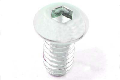 Allen Button Head Bolt Chrome 1/4 inch X 5/8 inch