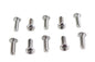 Allen Button Head Screws Chrome 1/4 inch X 3/4 inch