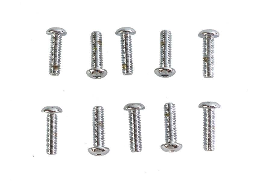 Allen Button Head Screws Chrome 1/4 inch X 7/8 inch