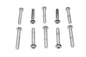 Allen Button Head Screws Chrome 1/4 inch X 1-3/4 inch