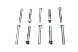 Allen Button Head Screws Chrome 1/4 inch X 2 inch