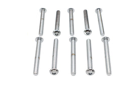 Allen Button Head Screws Chrome 1/4 inch X 2-1/4 inch