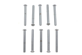 Allen Button Head Screws Chrome 1/4 inch X 2-1/4 inch