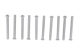 Allen Button Head Screws Chrome 1/4 inch X 2-1/2 inch