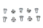Allen Button Head Screws Chrome 5/16 inch X 1/2 inch