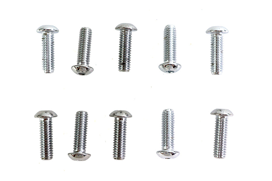 Allen Button Head Screws Chrome 5/16 inch X 1 inch