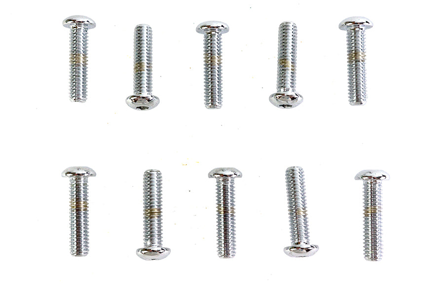 Allen Button Head Screws Chrome 5/16 inch X 1-1/4 inch