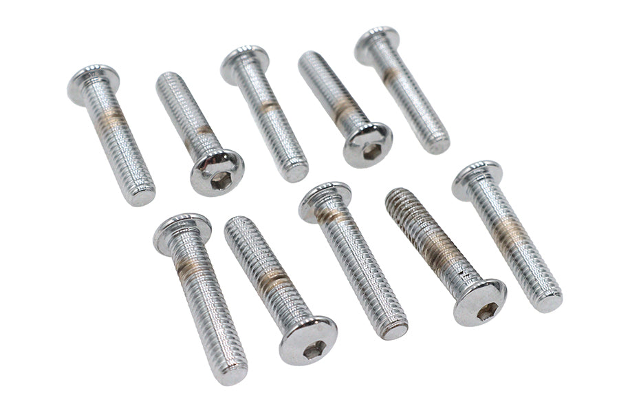 Allen Button Head Screws Chrome 5/16 inch X 1-1/2 inch