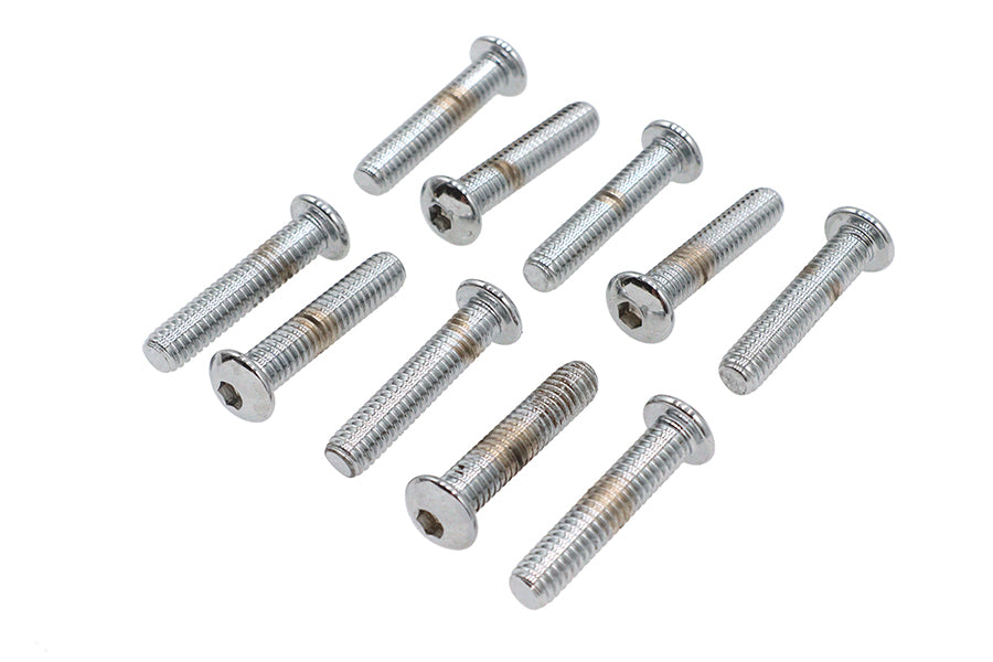Allen Button Head Screws Chrome 5/16 inch X 1-1/2 inch
