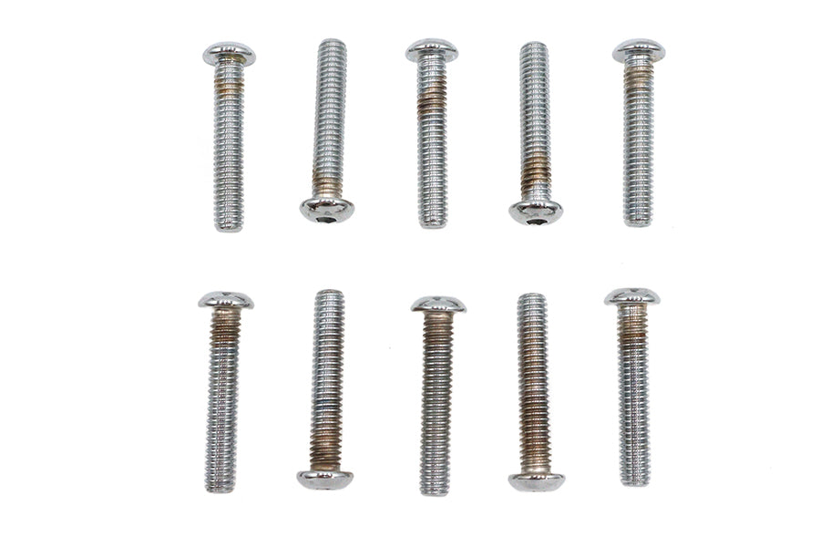 Allen Button Head Screws Chrome 5/16 inch X 1-3/4 inch