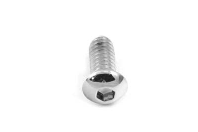 Allen Button Head Screws Chrome 3/8 inch-16 X 3/4 inch