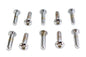 Allen Button Head Screws Chrome 3/8 inch X 1-1/2 inch