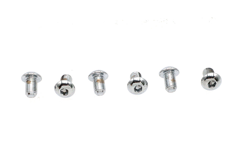Allen Button Head Screws Chrome 5/16 inch X 1/2 inch