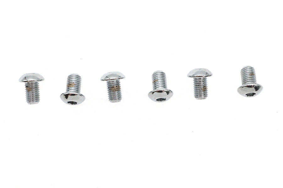 Allen Button Head Screws Chrome 5/16 inch X 1/2 inch