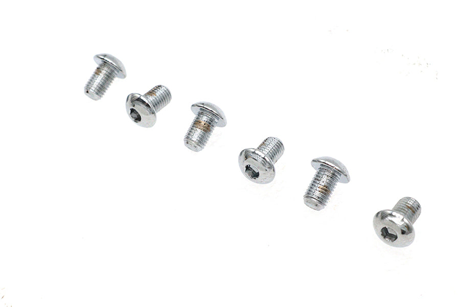 Allen Button Head Screws Chrome 5/16 inch X 1/2 inch