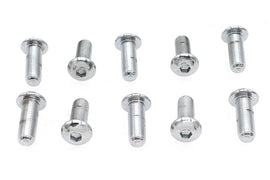 Allen Button Head Screws Chrome 3/8 inch X 1 inch