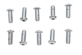 Allen Button Head Screws Chrome 3/8 inch X 1 inch