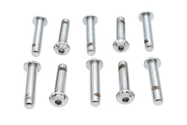 Allen Button Head Screws Chrome 3/8 inch X 1-3/4 inch