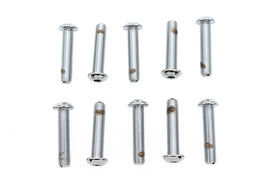 Allen Button Head Screws Chrome 3/8 inch X 1-3/4 inch