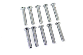 Allen Button Head Screws Chrome 3/8 inch-24 X 2 inch