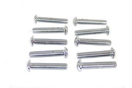Allen Button Head Screws Chrome 3/8 inch-24 X 2 inch