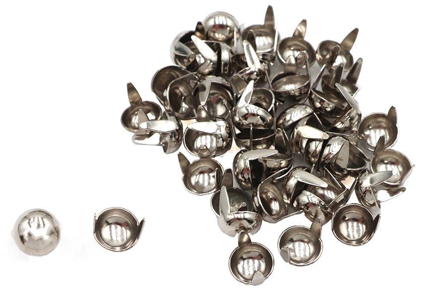 3/8 inch Round Saddlebag Spot Nickel