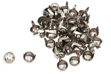 Load image into Gallery viewer, 3/8 inch Round Saddlebag Spot Nickel