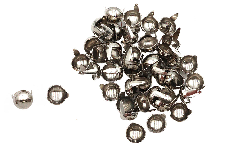 3/8 inch Round Saddlebag Spot Nickel