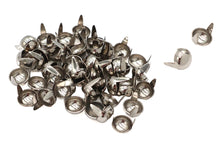 Load image into Gallery viewer, 3/8 inch Round Saddlebag Spot Nickel