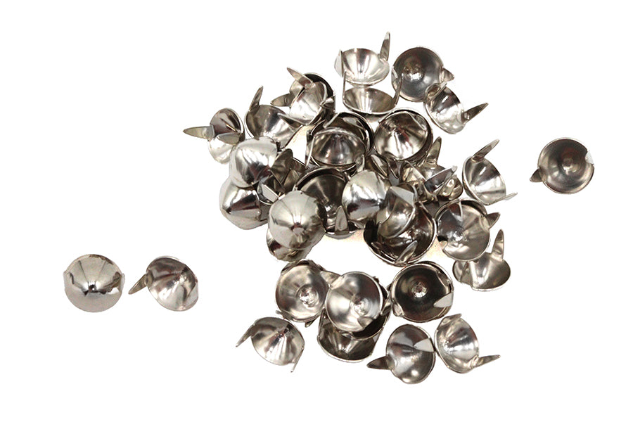 7/16 inch Pointed Saddlebag Spot Bright Nickel