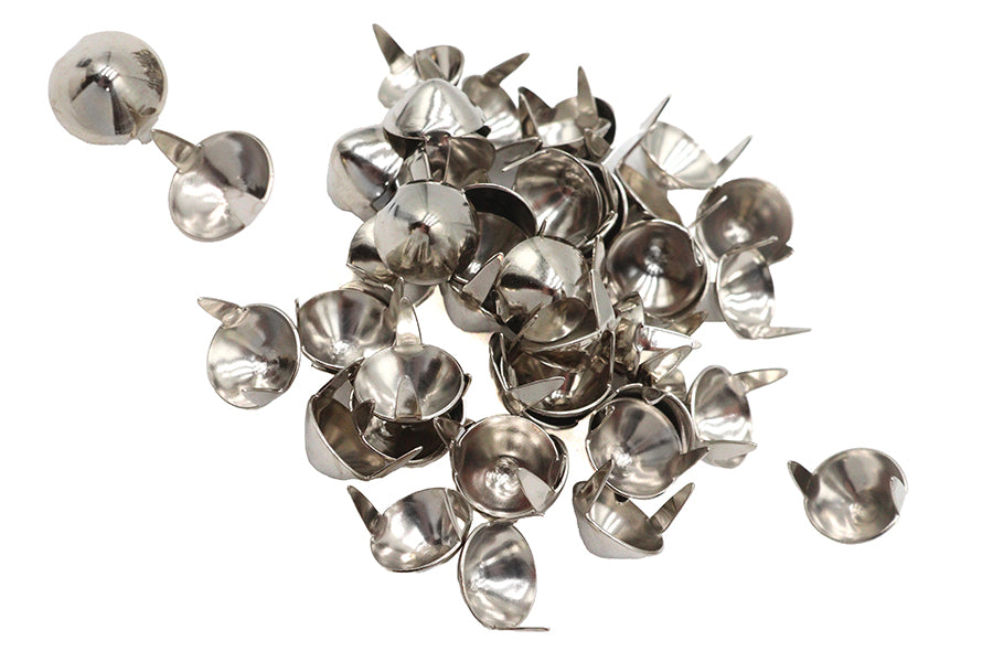 7/16 inch Pointed Saddlebag Spot Bright Nickel