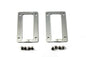 Polished Stainless Steel Rear Axle Protector Plates