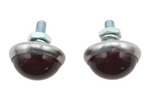 Load image into Gallery viewer, License Plate Frame Reflectors Red Glass
