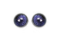 License Plate Frame Reflectors Blue Glass