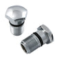 35mm Fork Tube Plug Set Chrome