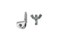 Chrome Mechanical Brake Light Switch Hardware