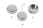 39mm Fork Stem Nut Cover Chrome
