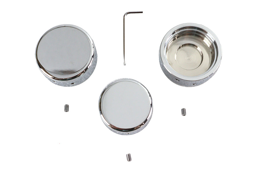 39mm Fork Stem Nut Cover Chrome