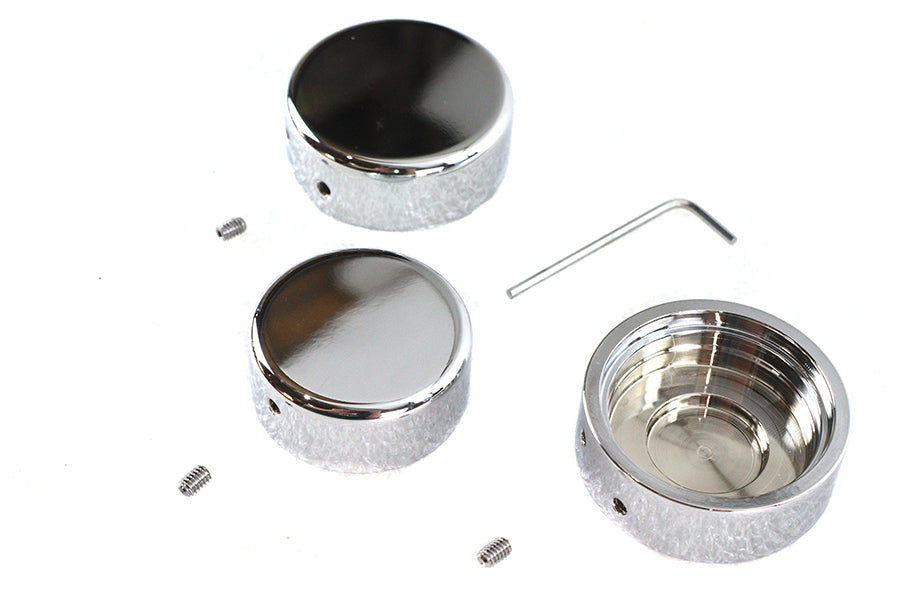 39mm Fork Stem Nut Cover Chrome