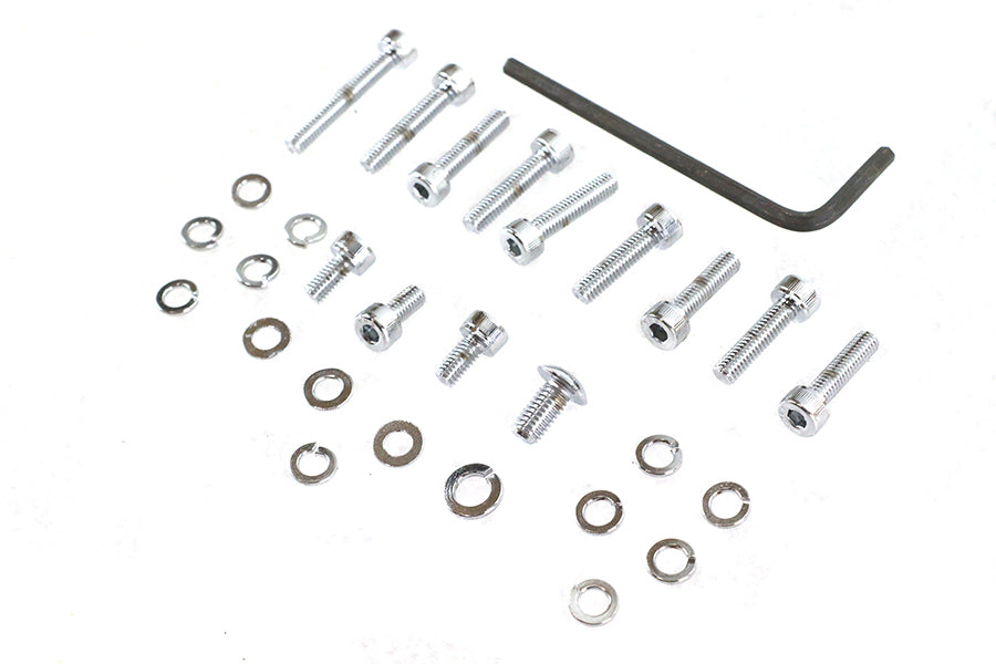 Keihin Carburetor CV Screw Kit Chrome