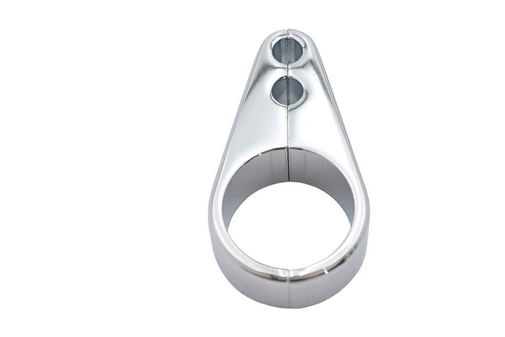 Dual Throttle Cable Clamp Chrome