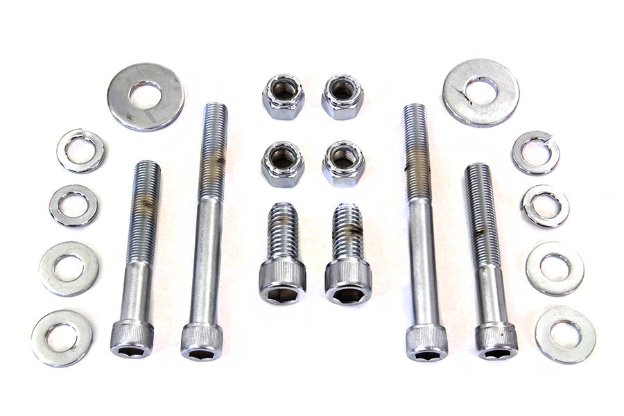 Chrome Engine Case Allen Bolt Kit