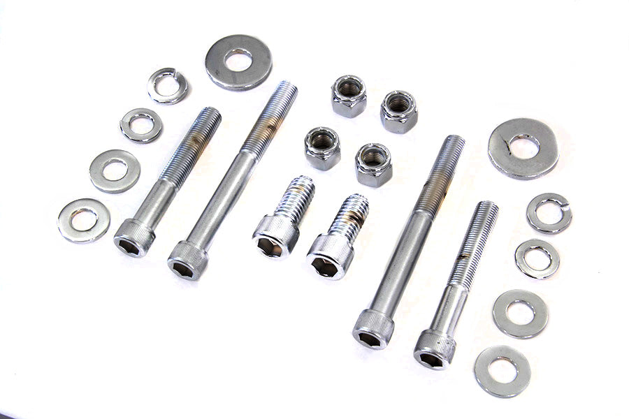 Chrome Engine Case Allen Bolt Kit