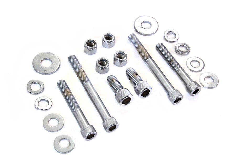 Chrome Engine Case Allen Bolt Kit