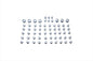 Chrome Bolt Cap 63 Piece Cover Kit