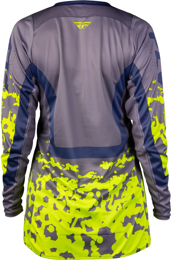 Women's Lite Flake Jersey Lavendar/Blue/Yellow Xl